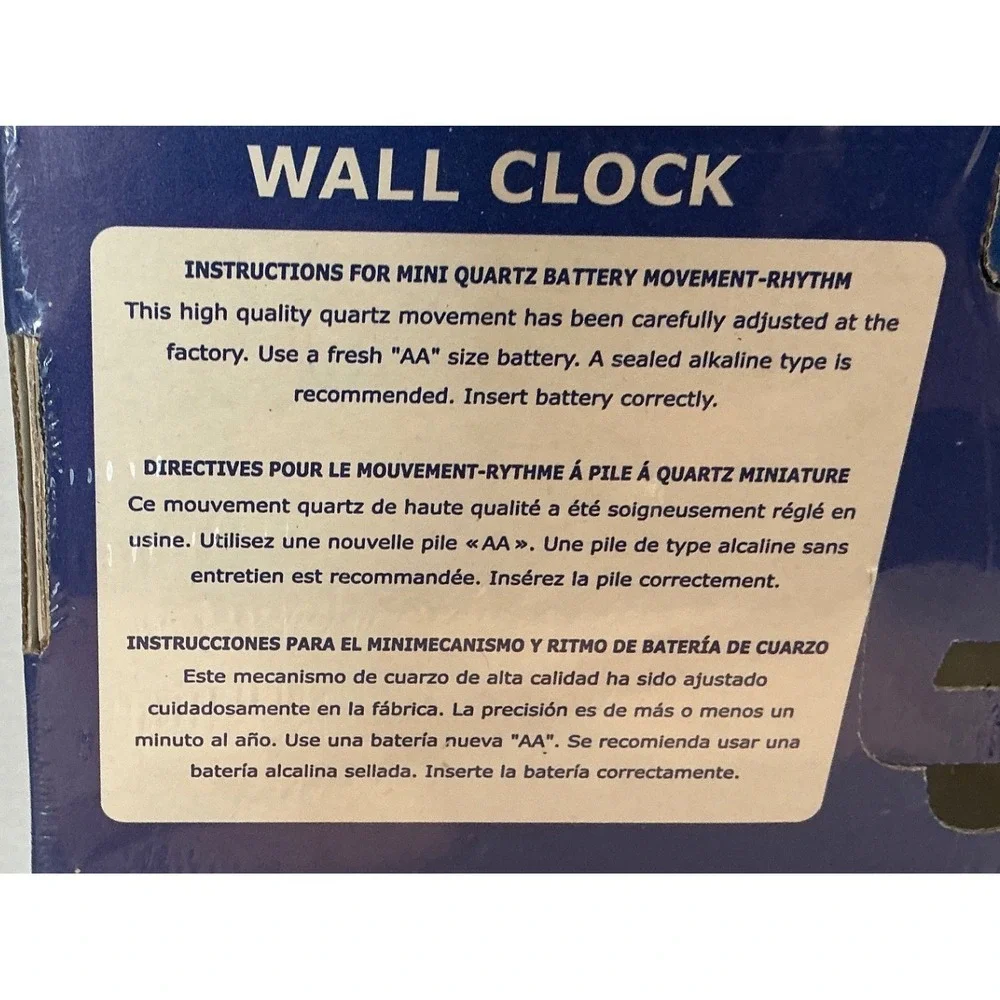 WinCraft Durham Bulls Wall Clock MiLB Baseball Pinstripe Decor 12 Inch NWT‎